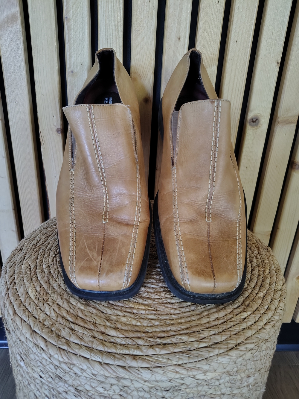 Men's Kenneth Cole Reaction Tan Loafers - Size 12